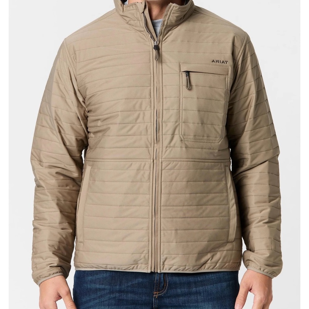 Ariat Men's Wylie Full Zip Jacket. Size Medium. With Flaws see pics.